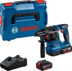 Bosch Professional 0611924002 GBH 18V-22 Professional Accu Drill Hammer 18V 4.0Ah Li-Ion in L-Boxx