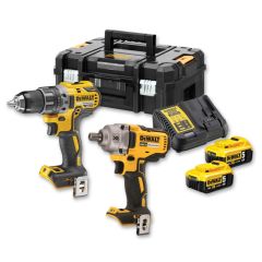 DeWalt DCK2077P2T-QW Comboset 18V 5,0AH Li-ion - DCD791 screwdriver + DCF894 impact wrench