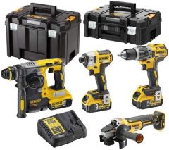 DeWalt DCK422P3T-QW 4-piece Combopack XR 18 Volt 3 x 5.0 Ah Li-Ion in TSTAK