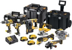 DeWalt DCK755P3T-QW 7-piece Combopack XR 18 Volt 5.0 Ah Li-Ion incl. 3 batteries