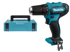 Makita DF333DZJ Power Drill/Screwdriver 12 Volt max carbon brushless batteries and charger in MakPac