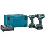 Makita DLX2528TJ Combiset - DHP489 Cordless Impact Drill + DTD173 Cordless Impact Screwdriver 18V 5.0Ah Li-Ion in Mbox - 5