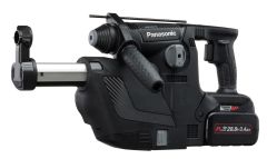 Panasonic EY7881PC2V 32 cordless hammer drill 28.8V 3.4 Ah Li-Ion Built-in Dust Extractor